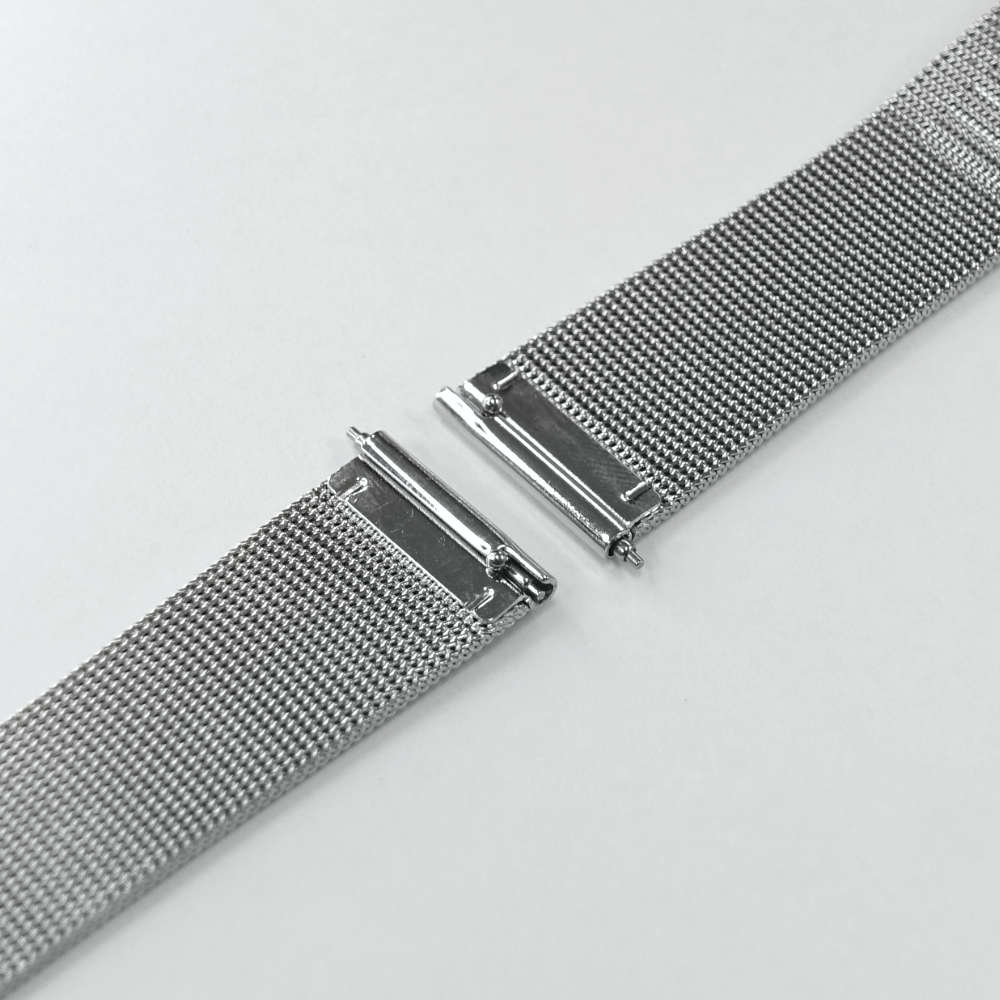 FHB ステンレスメッシュ 替えベルト 18mm SILVER 03